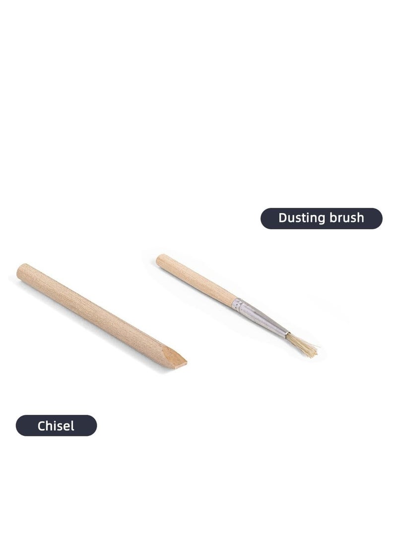 UKR Jupiter Digging Kit – STEM Educational Science Geology Set for Kids – Excavate 5 Natural Gemstones with Solar System Planets Theme - Image 4