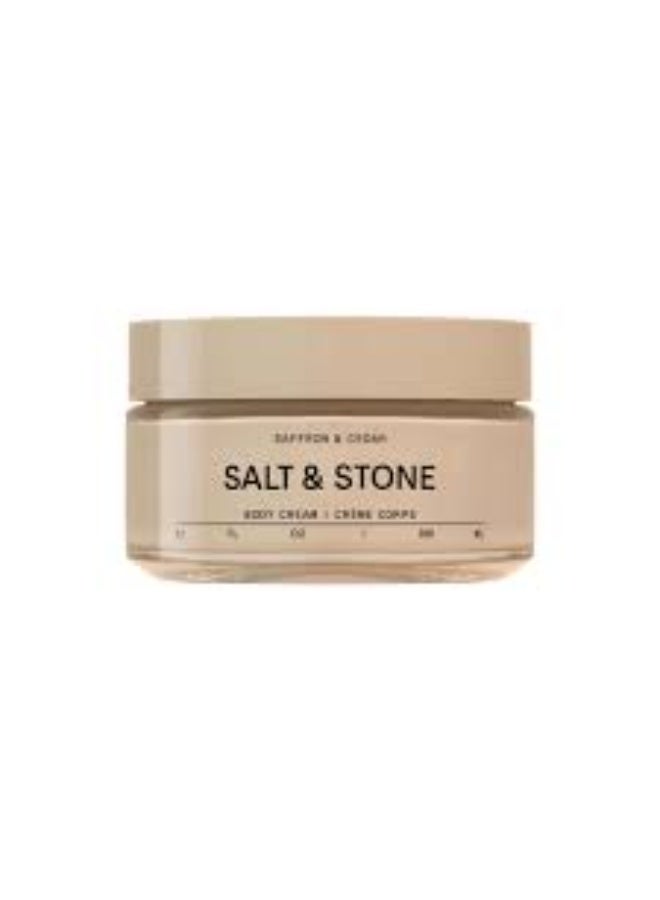 SALT & STONE Body Cream Saffron & Cedar 200ml - Image 1
