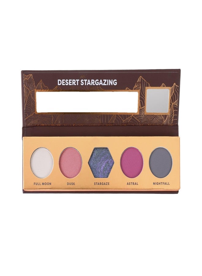 Profusion Cosmetics Blooming Beauty 5-Shade Eyeshadow Palette - Highly Pigmented Eyeshadows for Stunning Day & Night Looks - Versatile Colors Finishes for All Skill Levels (Desert Stargazing) - Image 1