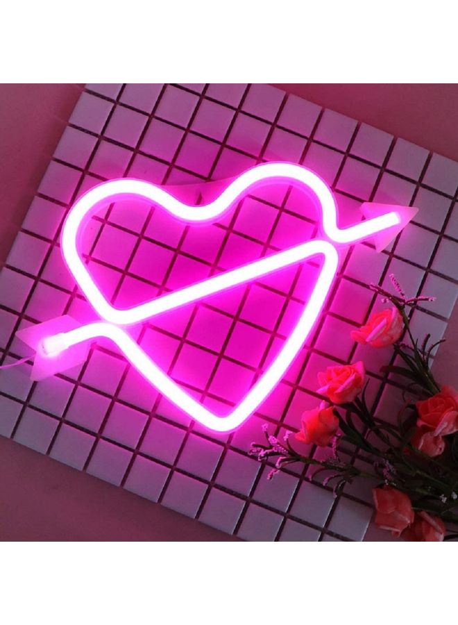 Cupid's Bow Shape LED Light Pink  - Image 1