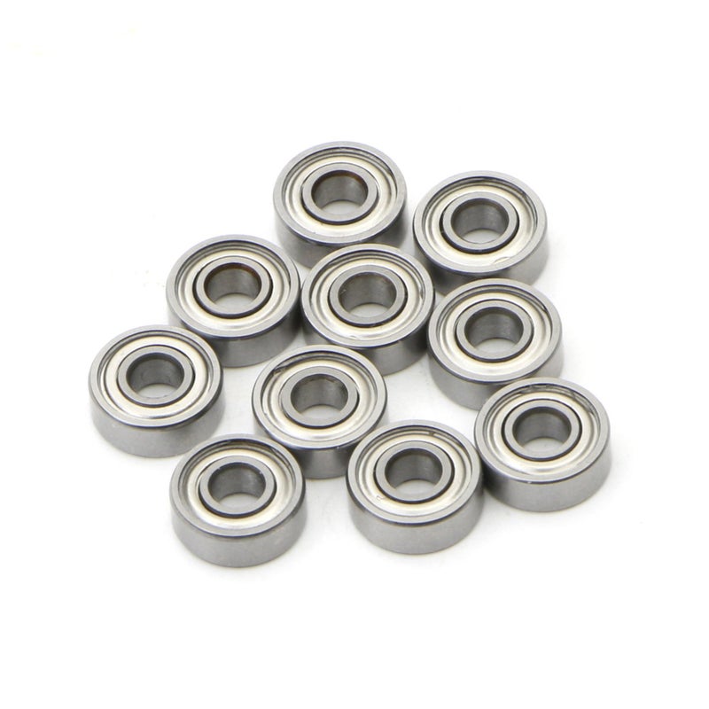 NewZoll 3x8x3 mm Steel Deep Groove Ball BearingModel Bearings MR83ZZ L830ZZ 10 PCS Skateboard Bearings  - Image 1