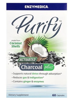 Purify Activated Charcoal Plus 60 Capsules