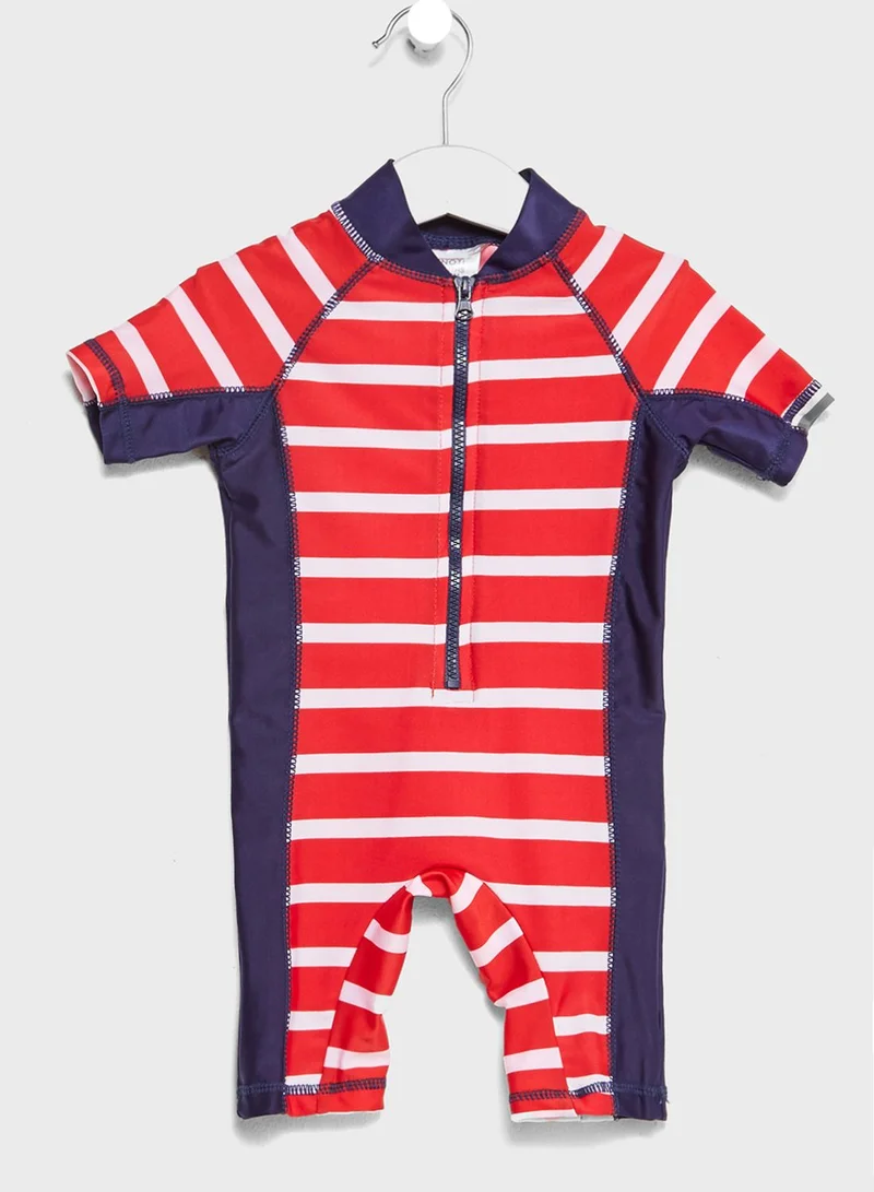 MINOTI Infant Striped Swimsuit