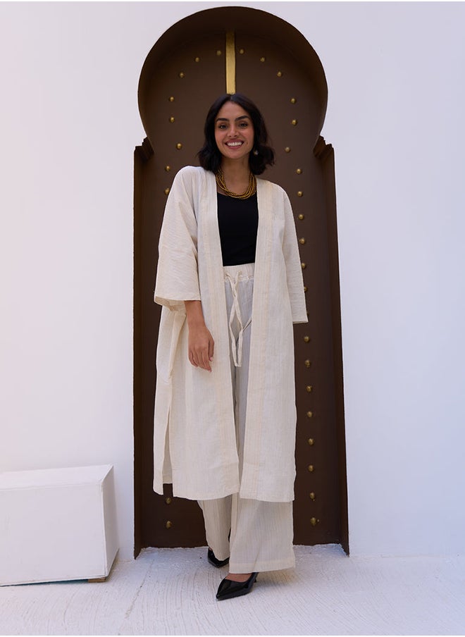 Carina - Crinkle Linen Kimono - Image 1