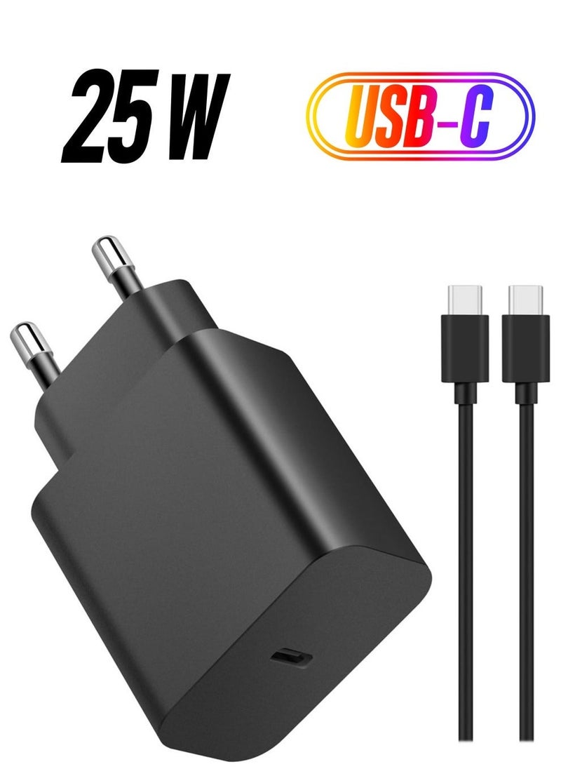 general 25W Super Fast Wall Charger - PD 3.0 USB-C Adapter for Samsung S22, US/EU Plug - Image 1