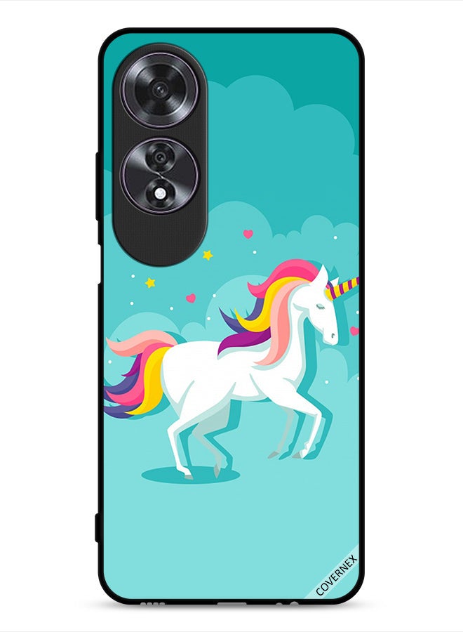Covernex Oppo A60 Protective Case Cover Unicorn Walking - Image 1