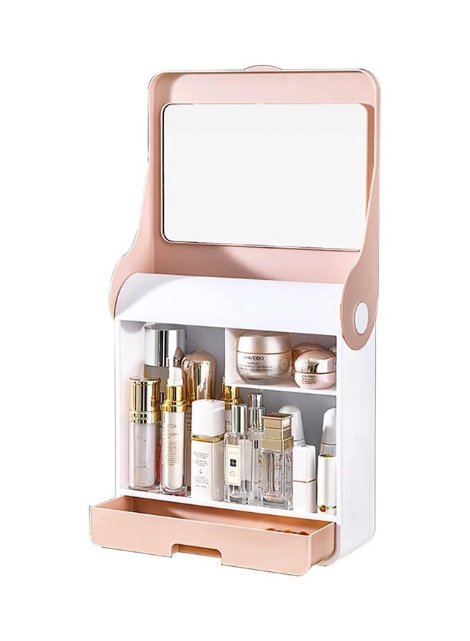 JCB CHIC Makeup Organizer,Large Capacity Cosmetics Storage Display Box，Waterproof and Dustproof Makeup Organizer Rack，Multi Layers Make Up Trays for Dresser Bedroom Bathroom - Image 1