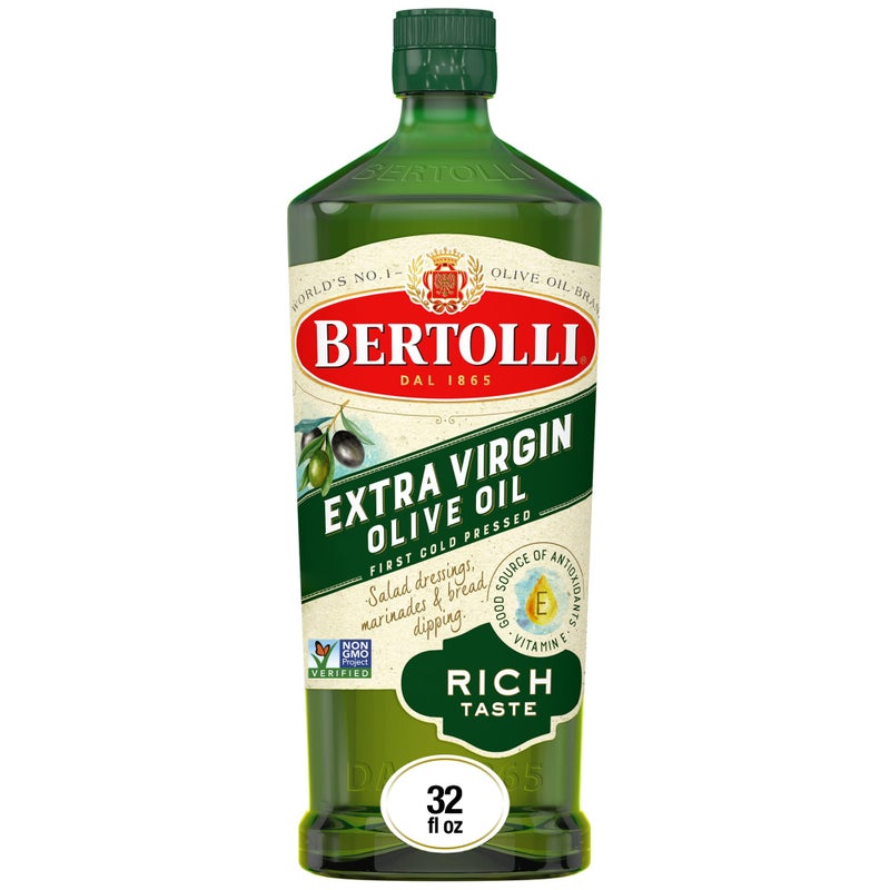 Bertolli Extra Virgin Olive Oil Rich Taste First Cold Pressed Contains Polyphenols 320 fl oz - Image 3