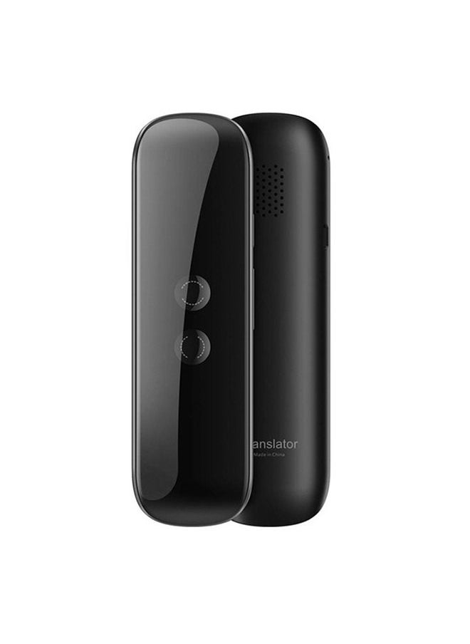 Generic - Smart Instant Language Translator Device - Electronic Language Translator Device, Voice Photo Translation, Classic Language Translator Device, Instant Language Voice Translator Device (Black) - Image 1