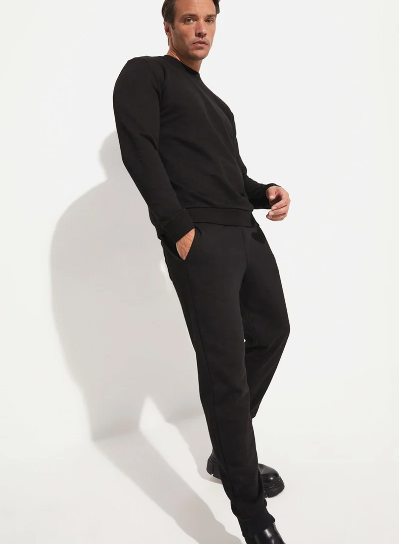 JUNE Striped Crew Neck Sweater