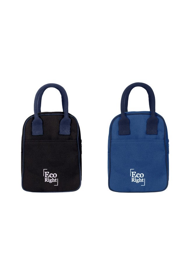 EcoRight Eco Right Lunch Bags for Office Women & Men, Insulated Lunch Bag for Kids, Tiffin Bag with Bottle Holder, Carry Handle & Pocket - Image 1