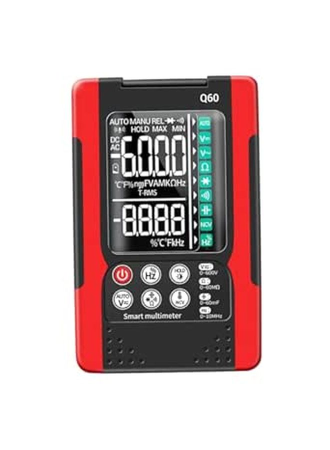 Digital Multimeter Q60 Portable Electrical Tester NCV Auto Ranging True RMS - Image 1