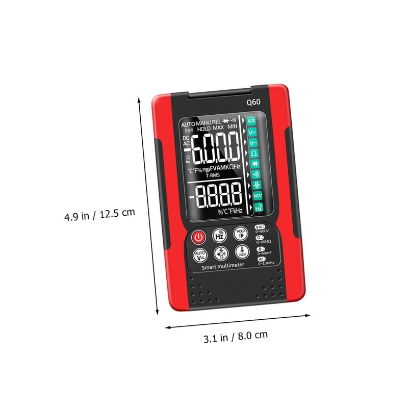 Digital Multimeter Q60 Portable Electrical Tester NCV Auto Ranging True RMS - Image 3