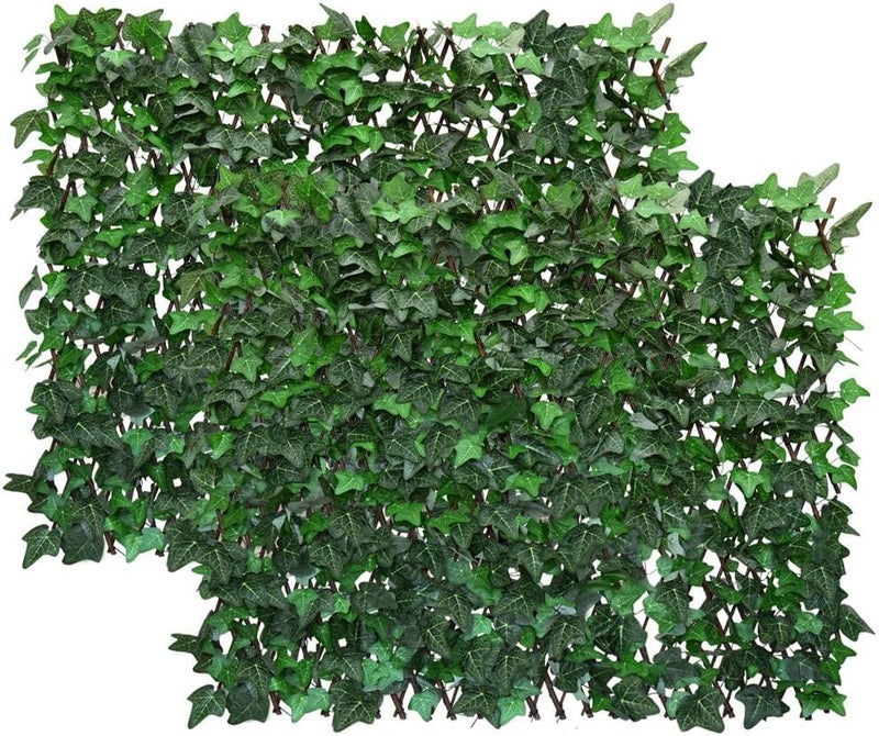 GLANT Expandable Fence Privacy Screen for Balcony Patio Outdoor,Decorative Faux Ivy Fencing Panel,Artificial Hedges (Single Sided Leaves) - Image 1