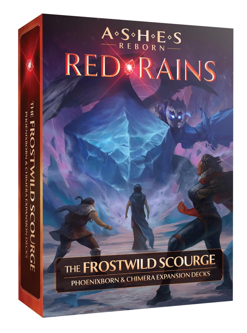 Plaid Hat Games Ashes Reborn Red Rains Frostwild Scourge Expansion Decks Phoenixborn Chimera Set for 12 Players Ages 14 Requires Corpse of Viros Master Set - Image 2