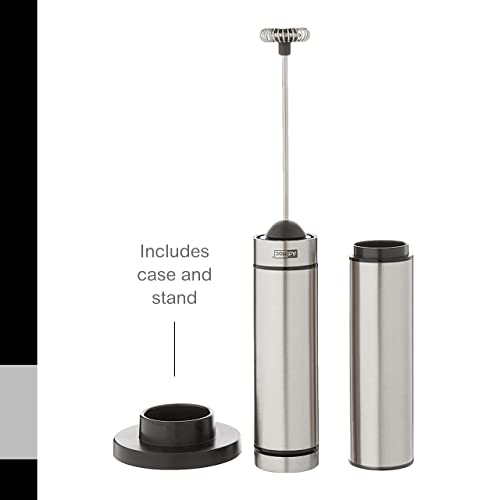 AdHoc Rapido Milk and Sauce Frother - Battery Operated Frother for Coffee, Matcha & More - Handheld Drink Blender - Stainless Steel Accessory with Case - Tiny Mixer with Removable Whisk - Image 5