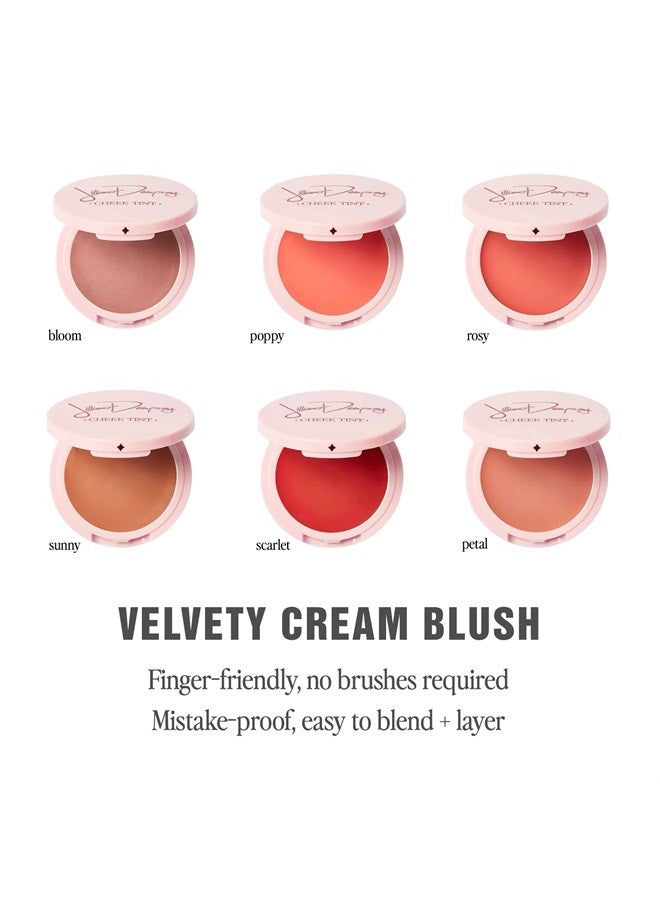 Jillian Dempsey Cheek Tint | Multi-Tasking Cream Blush + Lip Color | Finger Friendly, Blends Easy & Deliver Color That Stays Put | Bloom - Image 1
