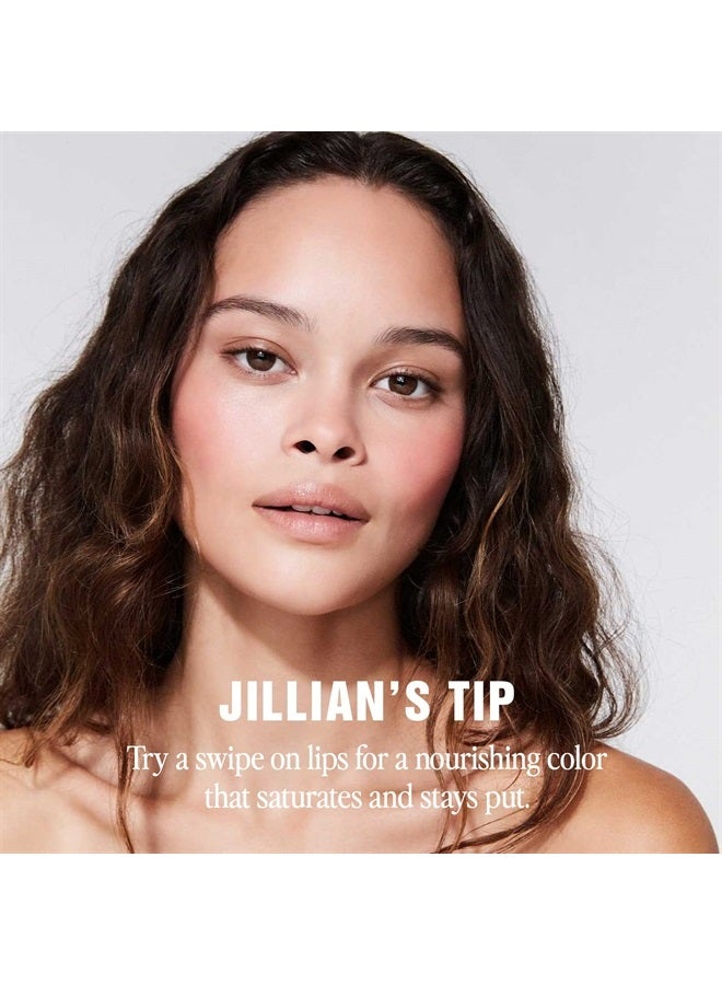 Jillian Dempsey Cheek Tint | Multi-Tasking Cream Blush + Lip Color | Finger Friendly, Blends Easy & Deliver Color That Stays Put | Bloom - Image 2
