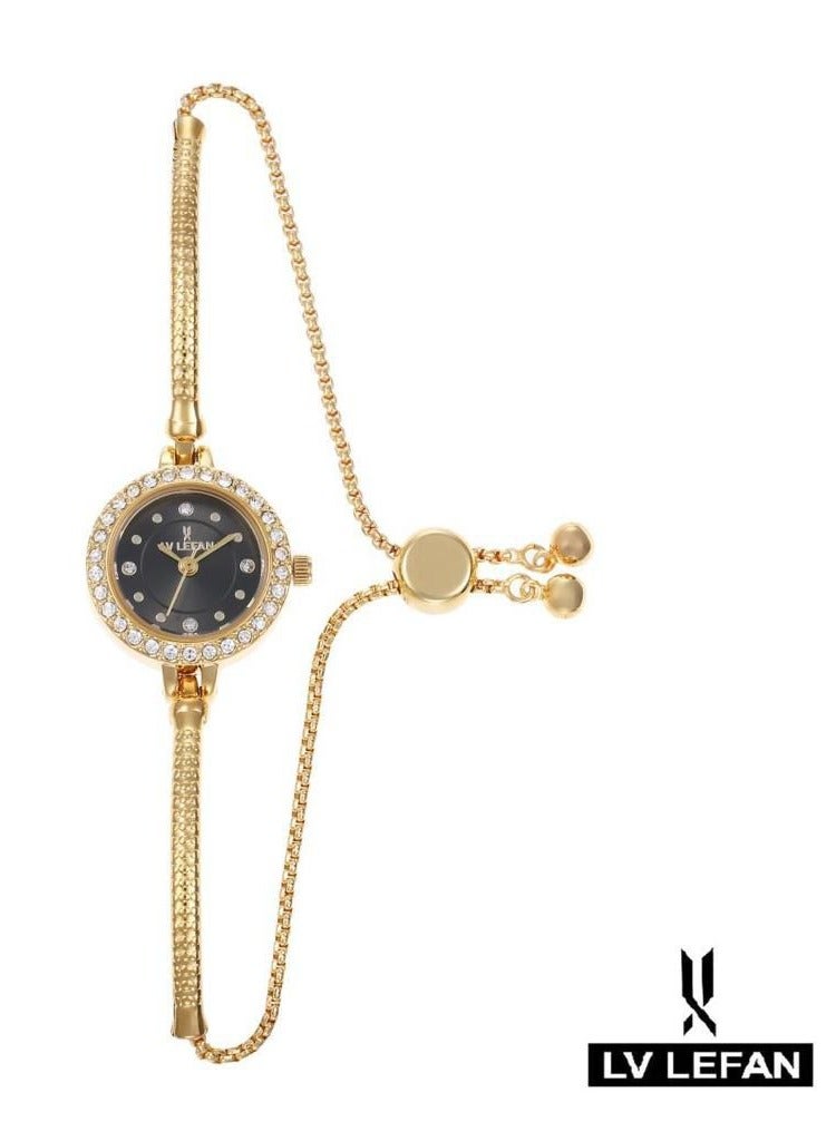 ساعه نسائيه من لف ليفان جديده وجذابه