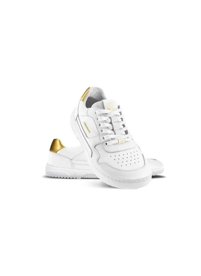 Barebarics Zing - White & Gold - Leather