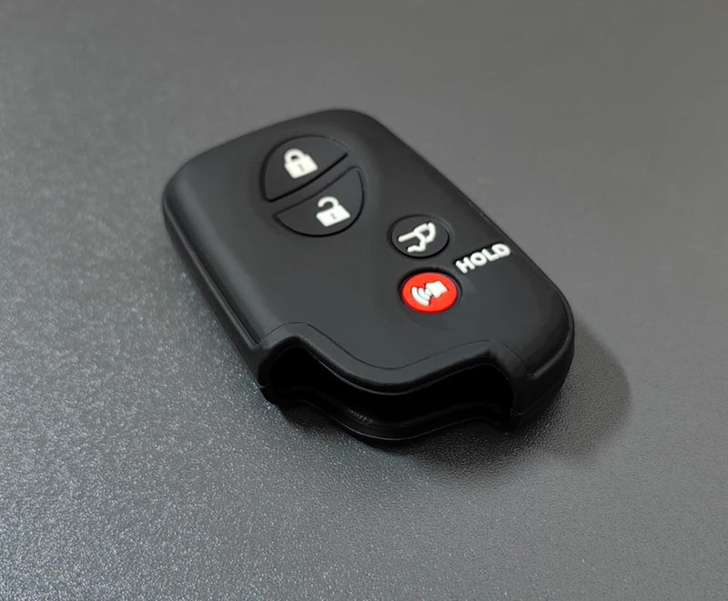 REPROTECTING Silicone Rubber Key Fob Cover Compatible with 2005-2017 Lexus CT200h ES350 GS300 GS350 GS430 GS450h GS460 is F IS250 IS350 LS460 LS600h LX570 RX350 (Black Black) - Image 5