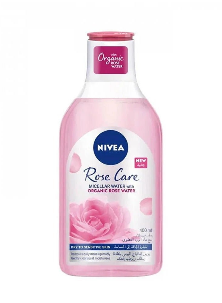 Nivea Micellar Water Makeup Remover with Organic Rose Water - 400ml - Image 1