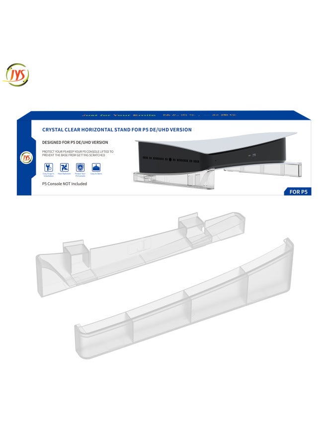 JYS Ps5 Host Horizontal Storage Rack Ps5 Optical Drive Version Flat Stand Ps5 Digital Version Portable Stand -p5143 - Image 1