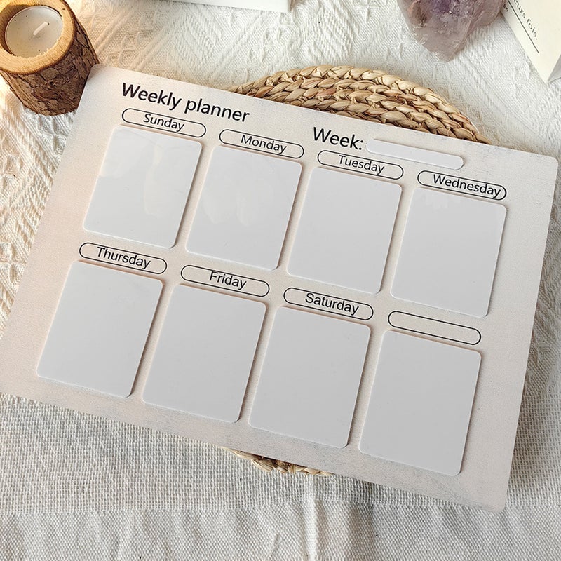 1 of Menu Board Household Fridge Magnet Writing Board Meal Writing Board - Image 3