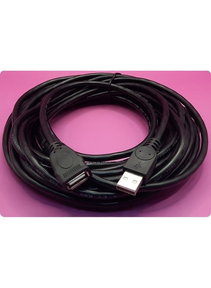 كابل تمديد USB ذكر/أنثى (10 أمتار) - Image 1