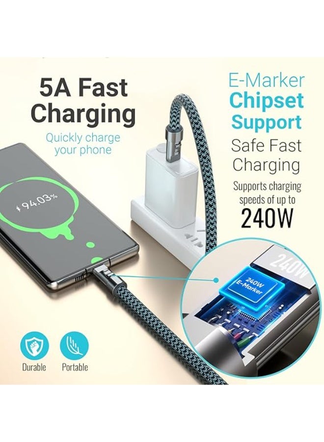 Lanyard – Cell Phone Strap with 240W USB C Charging & Data Cable – Durable Travel Essentials for iPhone 17/16/15 - Image 5