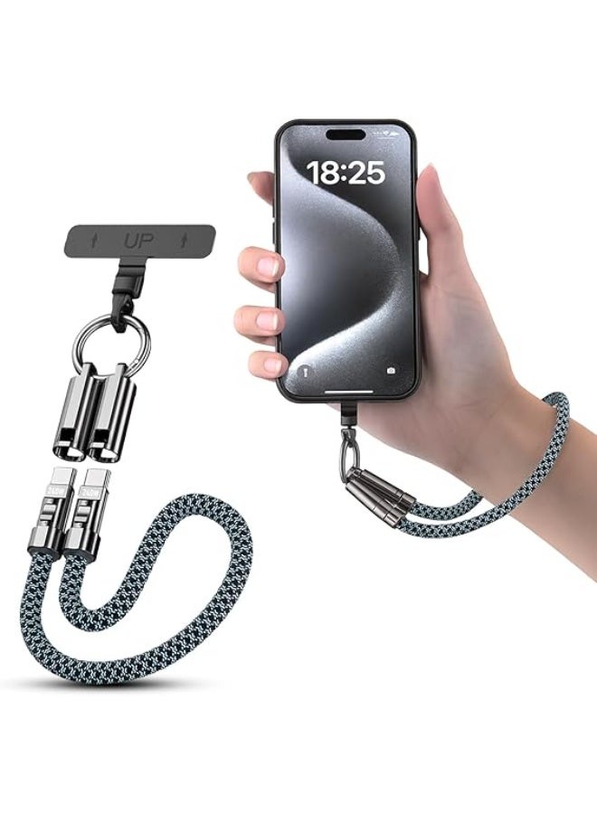 Lanyard – Cell Phone Strap with 240W USB C Charging & Data Cable – Durable Travel Essentials for iPhone 17/16/15 - Image 1