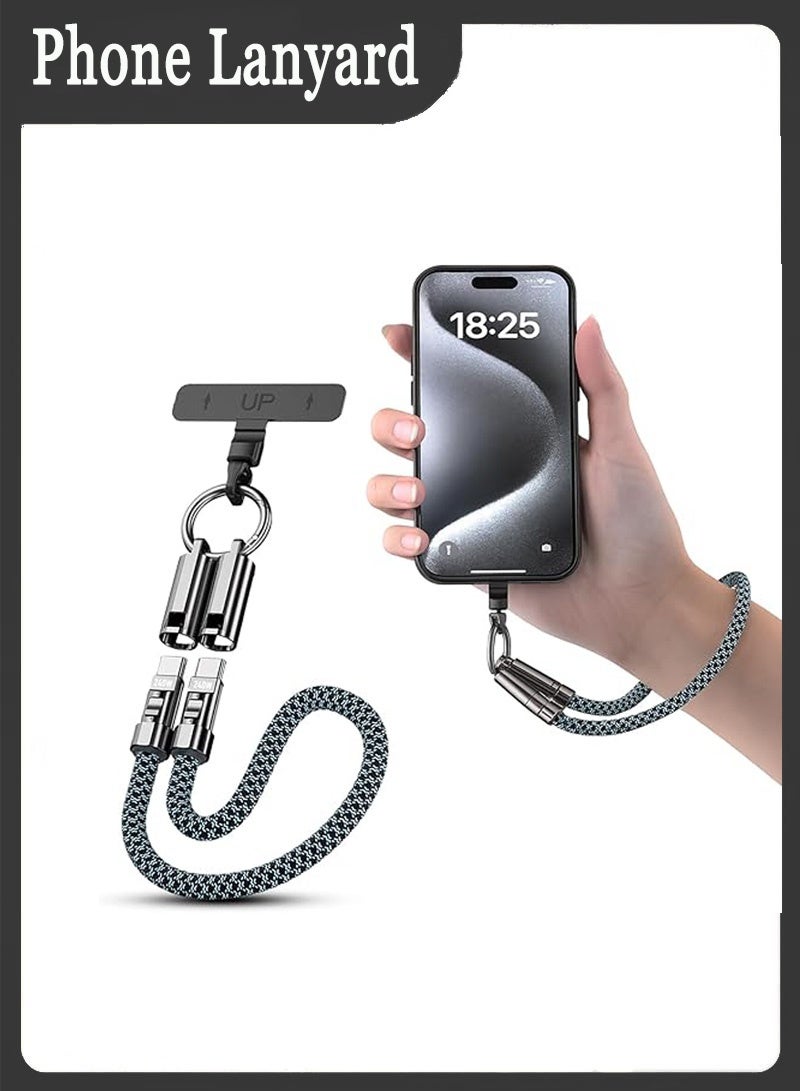 Lanyard – Cell Phone Strap with 240W USB C Charging & Data Cable – Durable Travel Essentials for iPhone 17/16/15 - Image 1