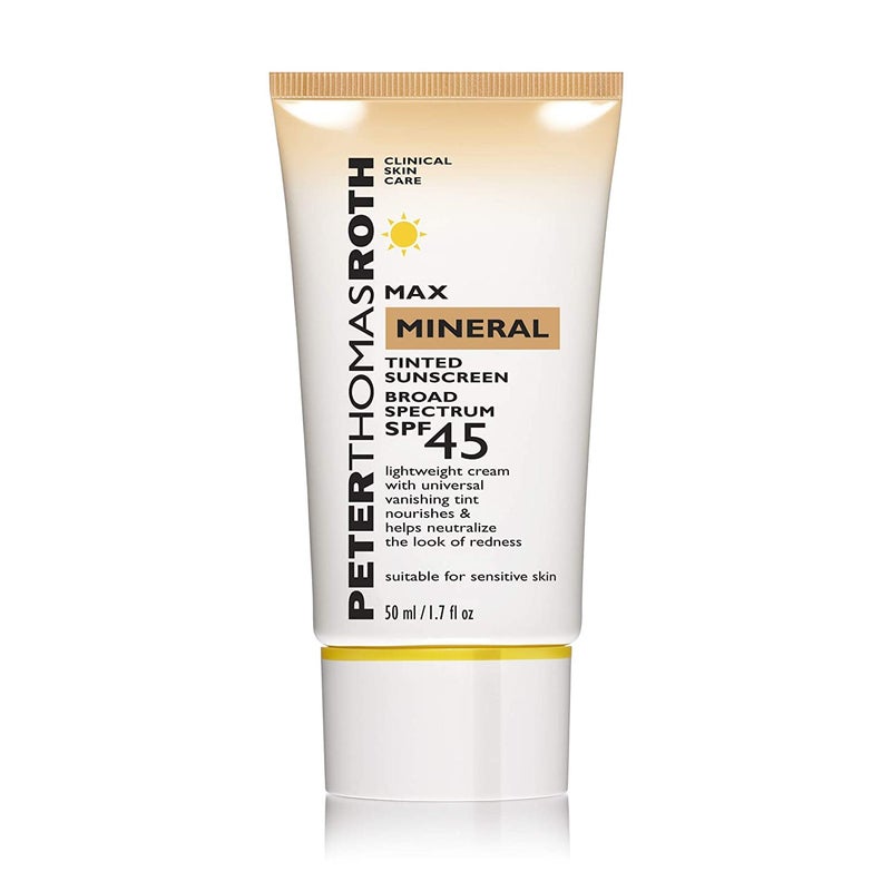 Peter Thomas Roth | Max Mineral Tinted Sunscreen Broad Spectrum SPF 45 | Tinted Moisturizer with SPF, Water-Resistant Mineral Sunscreen For Sensitive Skin, 1.7 Fl Oz - Image 1