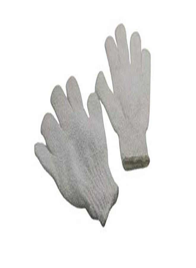 BRUSHMAN Exfoliating Dual Texture Bath Gloves for Shower, Spa, Massage and Body Scrubs, Dead Skin Cell Remover, Heavy Glove (1 Pair) (Red) - Image 5