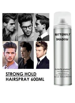 BUTTERFLY Hair spray Butterfly Shadow 600 ML Strong hold spray for styling  - Image 1