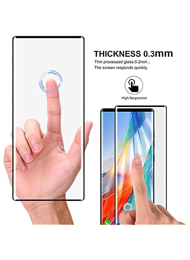 HuHa - LG Wing 5G Tempered Glass 3D Full Curved Screen Protector for LG Wing 5G Glass - Image 1