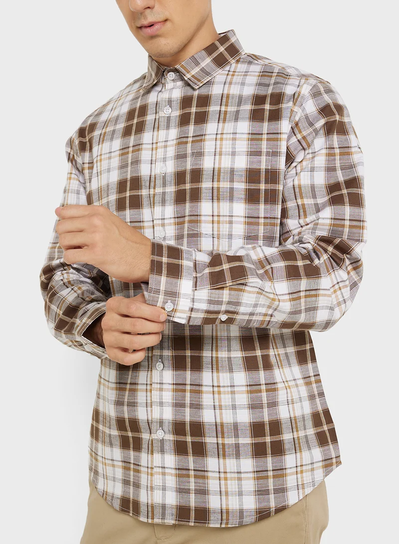Robert Wood Casual Long Sleeve Shirt