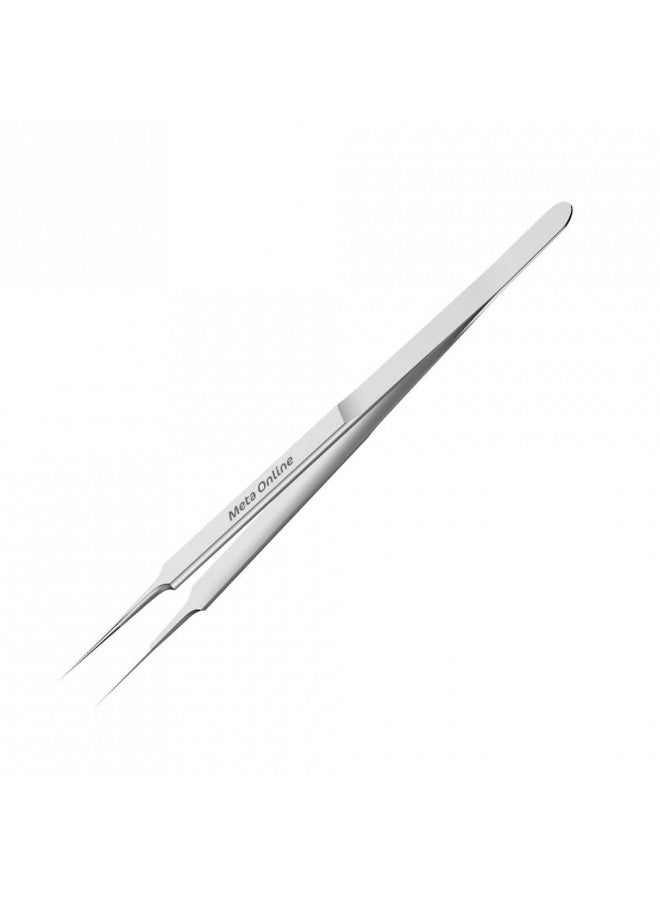 Meta Online LLC Ultra Fine Tweezers Straight Tip Non Magnetic Tweezers Precision Stainless Steel Titanium Alloy ESD Safe Micro Soldering Tweezers Motherboard Work For iPhone iPad German  - Image 4