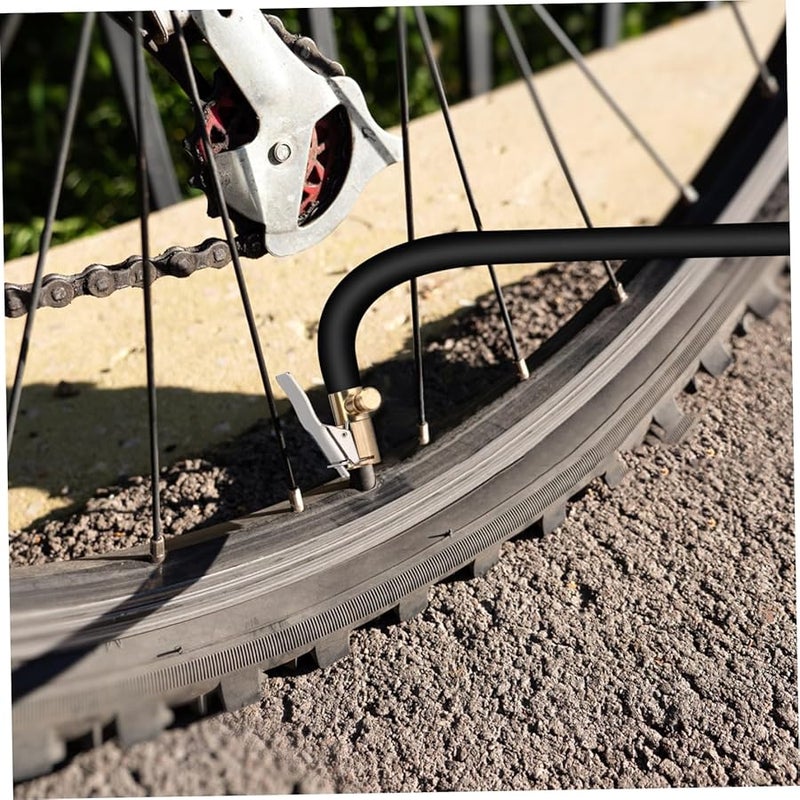 مشبك هواء لقفل فوهة نفخ الإطارات للضاغط الهوائي، نفخ إطارات السيارات والدراجات، تصميم مدمج - Image 3