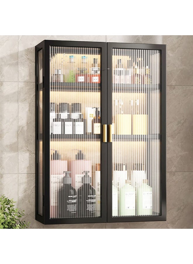 Generic Bathroom Shelf, Large Cosmetic Makeup Organizer, Wall Mounted Storage Shelves, for Bedroom Bathroom Kitchen Laundry Room (40x70cm)  - Image 1