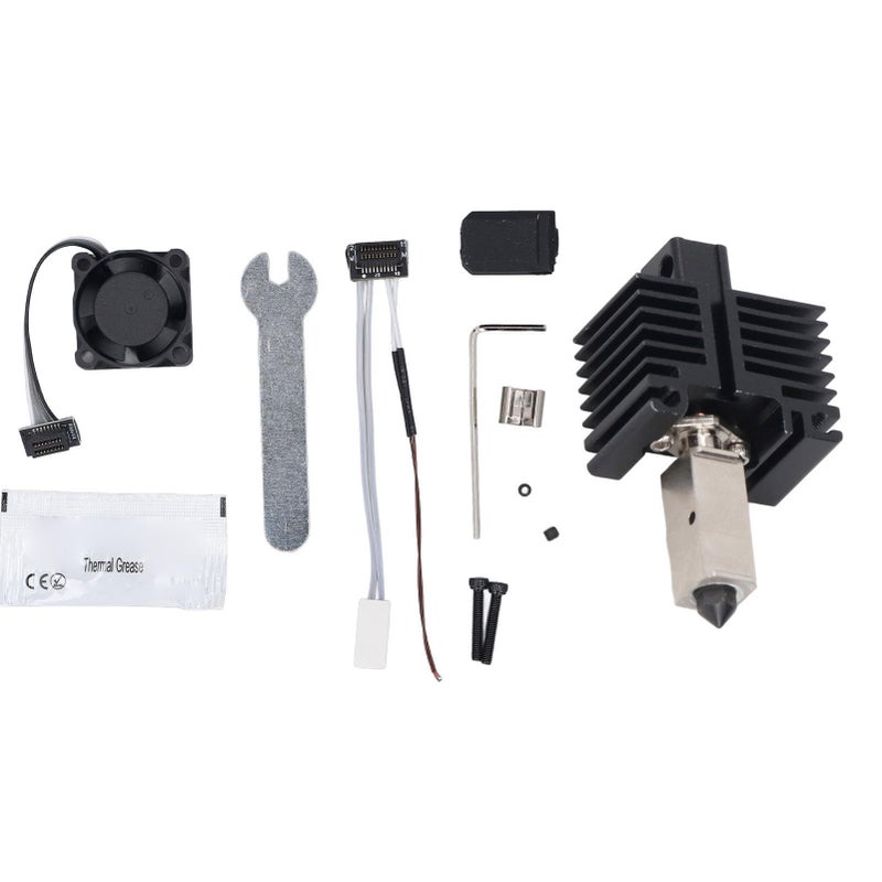 Hardened Steel 0 2mm Nozzle Hotend Kit With 2510 Fan For P1P P1S 3D Printer - Image 2