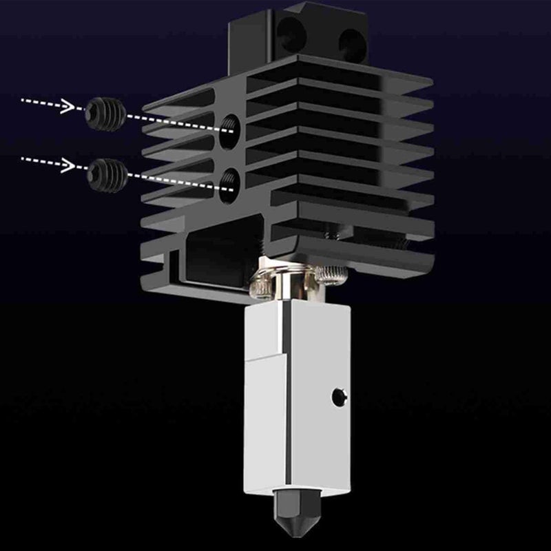 Hardened Steel 0 2mm Nozzle Hotend Kit With 2510 Fan For P1P P1S 3D Printer - Image 5
