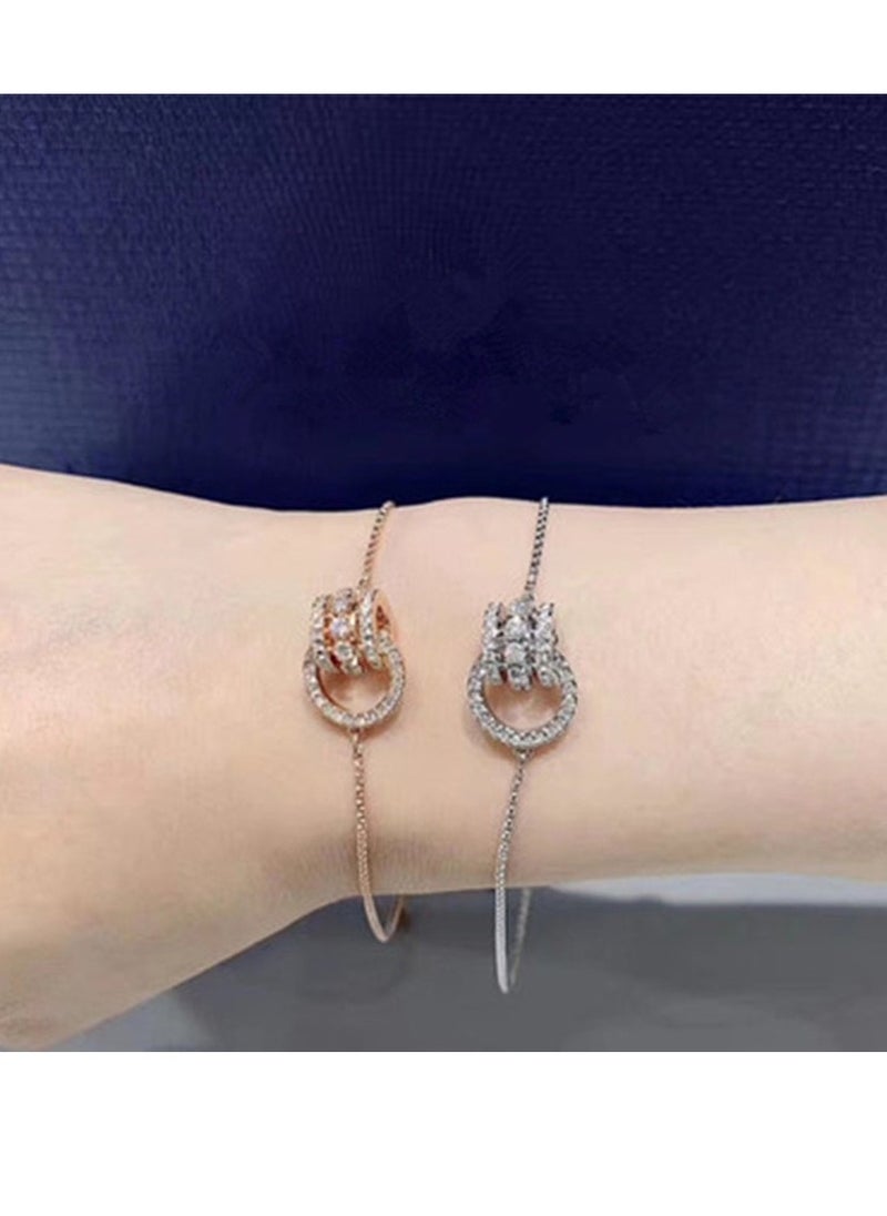 Generic - SWAROVSKL Diamonds Studded Bracelet - Image 1