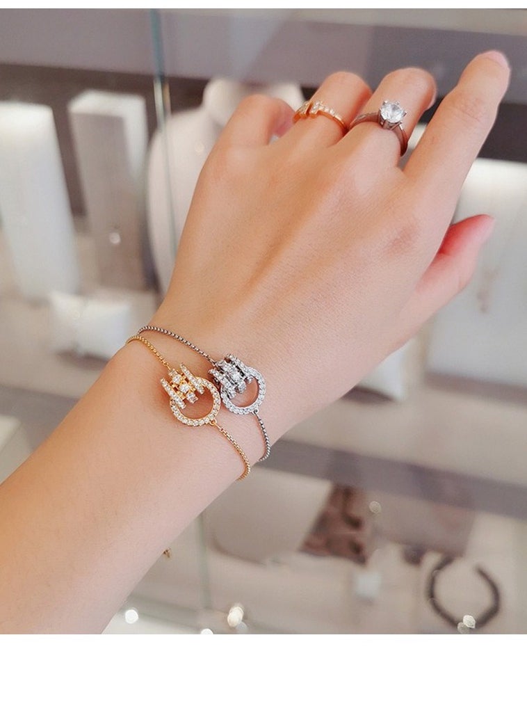 Generic - SWAROVSKL Diamonds Studded Bracelet - Image 1