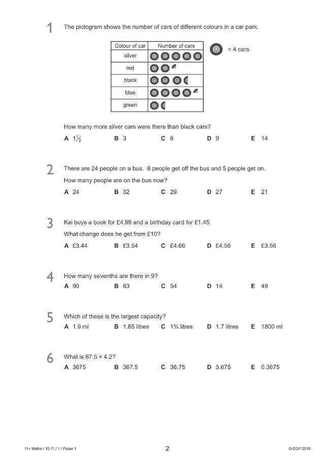 11+ GL Maths Practice Papers: Ages 10-11 - Pack 1 (with Parents' Guide & Online Edition)