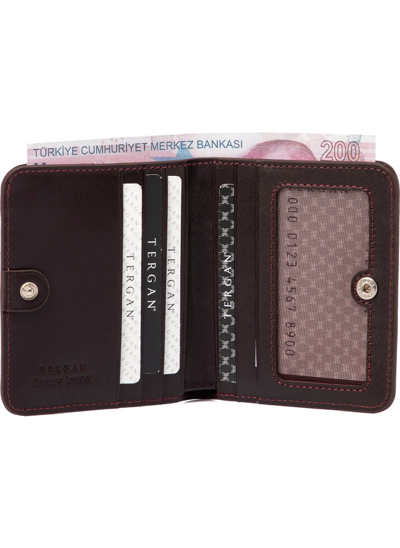 Tergan Claret Red Leather Men's Wallet 01594T37