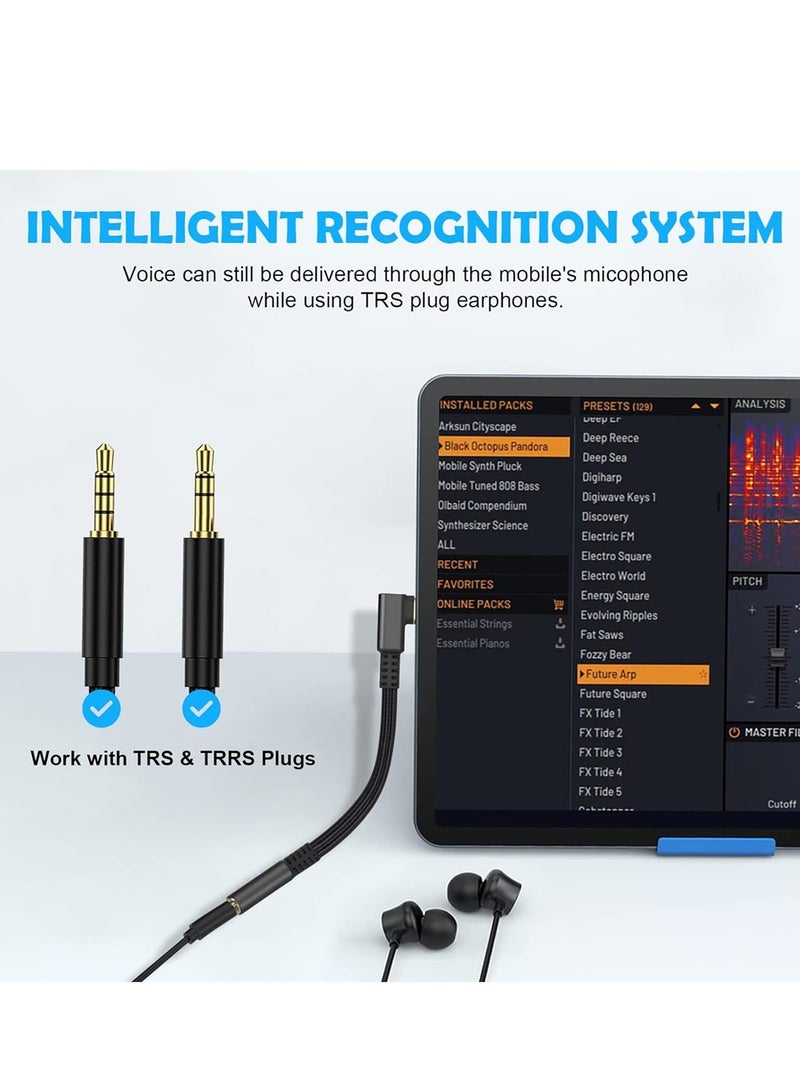 KASTWAVE محول سماعة رأس من USB C إلى مقبس 3.5 مم، محول سماعة رأس رقمية Aux، محول DAC بزاوية عالية الدقة متوافق مع Samsung Galaxy S22 S21 S20 Ultra Note 20 Huawei Mate 40 P30 - Image 5