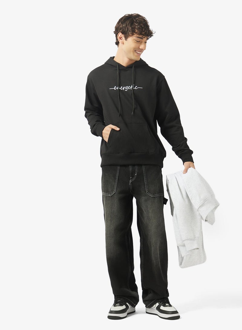 Seventy Five Graphic Pullover Oversize Hoodie - Image 4