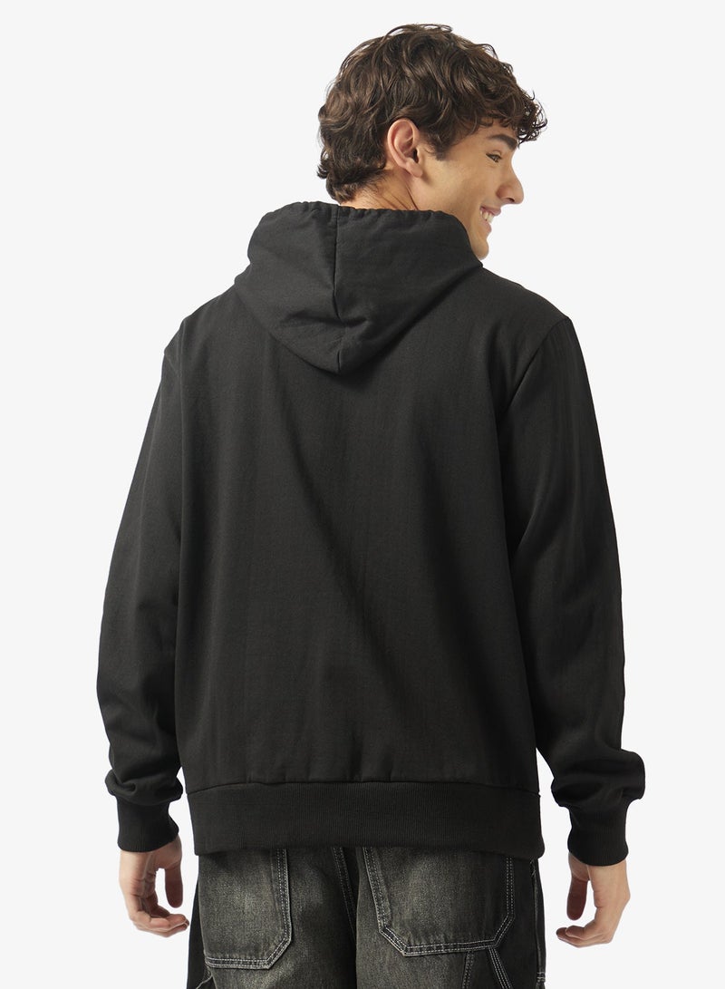Seventy Five Graphic Pullover Oversize Hoodie - Image 2