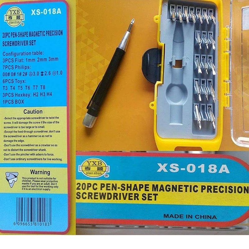 DIY Crafts DIY Crafts CTDIYHI41695 20 Pcs PenShape Watch Reair Magnetic Precion Multi Use Screwdriver Set for Office Household DIY Assortment  - Image 1